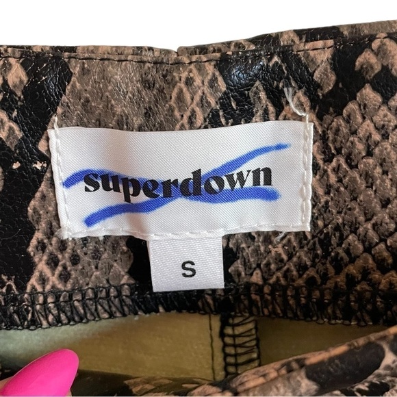 superdown Donna Snake Pant, Size S - Picture 7 of 10